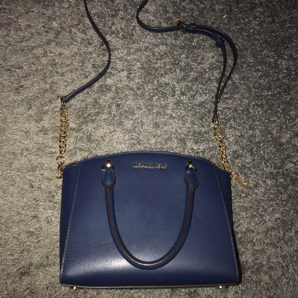 Navy Michael Kors Purse